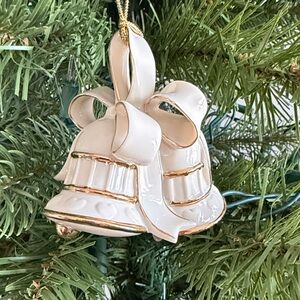 Lenox Cream and Gold Handcrafted Ornament